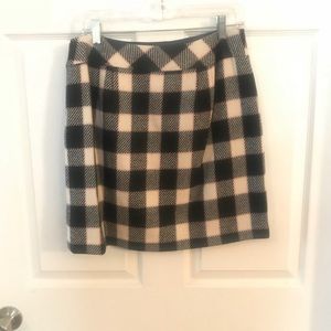Loft Plaid Skirt